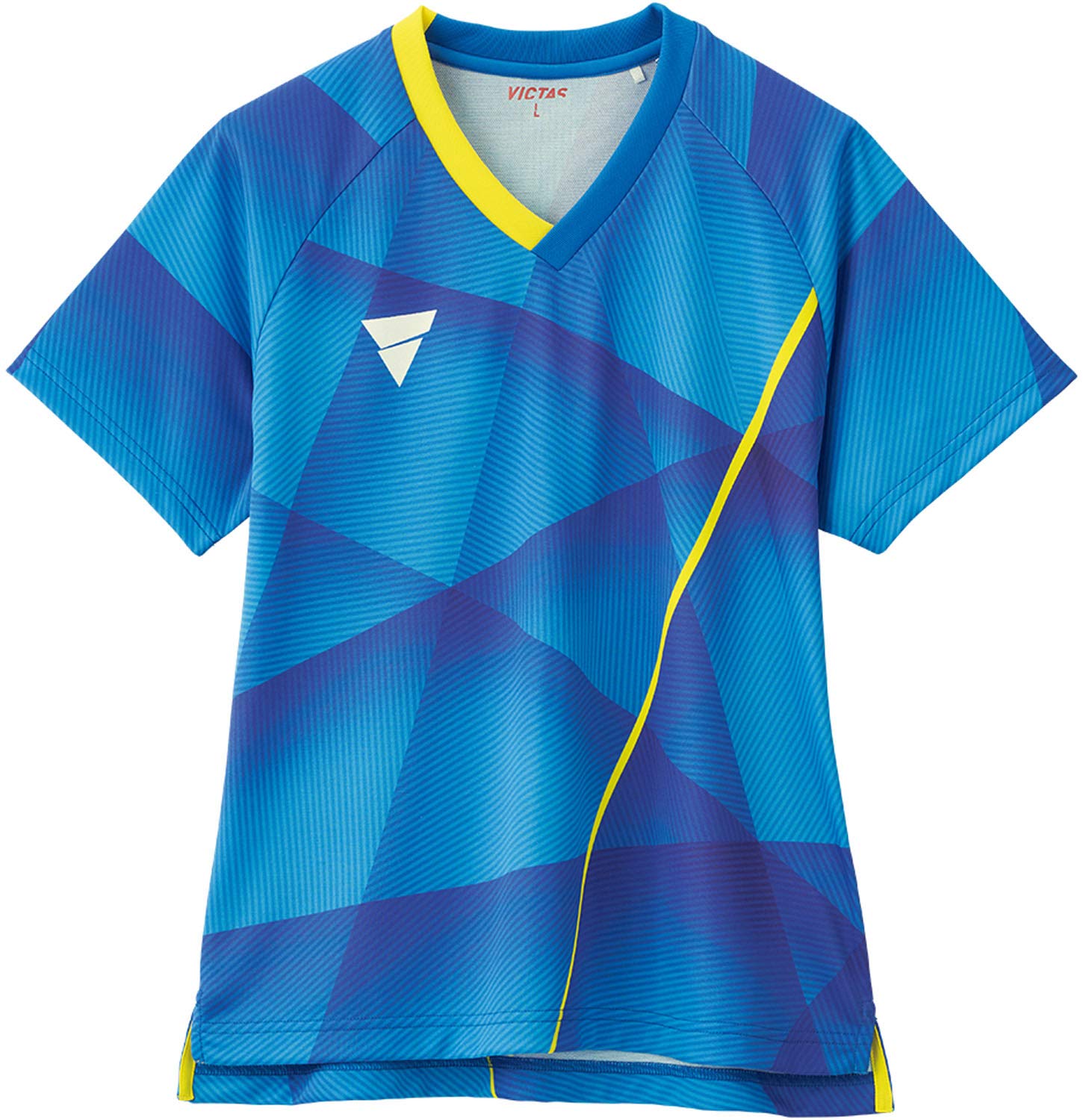 

VICTAS Table Tennis Game Shirt Official Match Blue Size 031485 V-LGS201 Women s, Wear, (0120), 2XL, синий