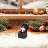 Christmas Box Funny Gift Decorations Fun Hilarious Ornament with Waving Figure for Desk Home