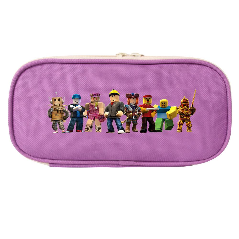 Roblox Canvas-Federmäppchen mit Reißverschluss für Schüler und Sammler