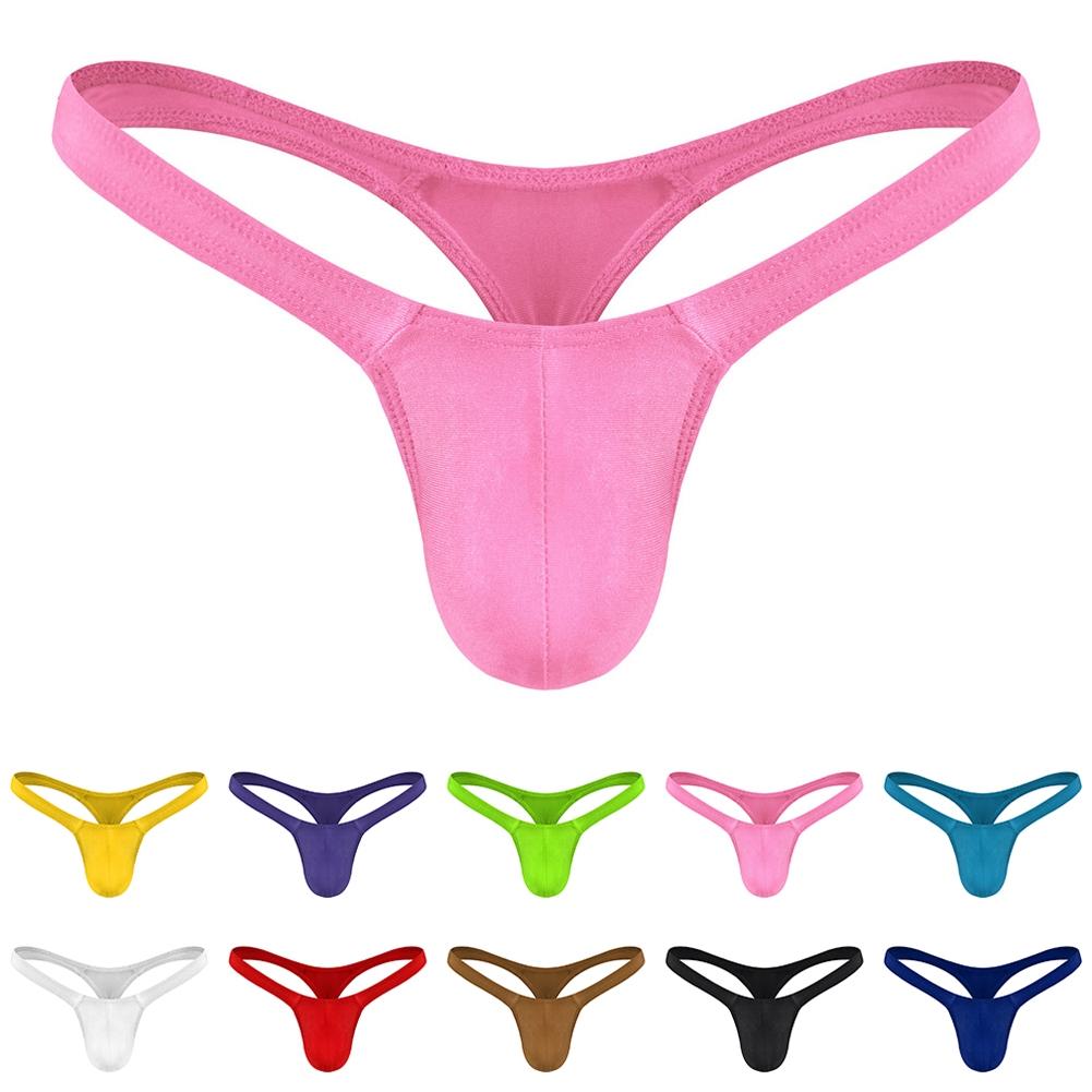 Low-rise Mens Underwear Polyester Slimming Soft Solid