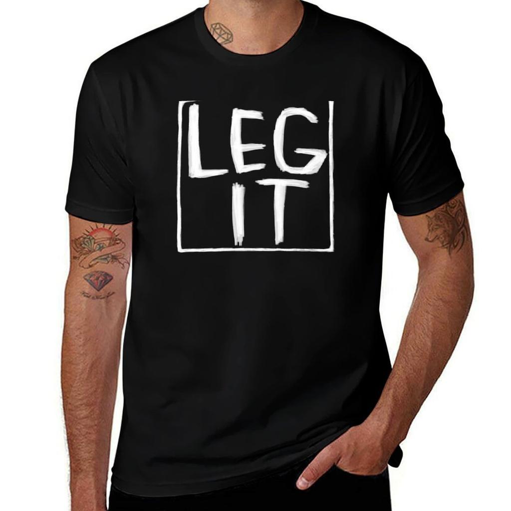 Legit Idiom Irish Slang Leg It TShirt Casual Trendy Short Sleeve TShirt