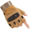 Guanti Tattici Fan Militari Prestazioni sul Campo Nero Outdoor Britannico Equitazione Taglio Resistente Sport Fitness Guanti a Metà Dito con Guscio Duro
