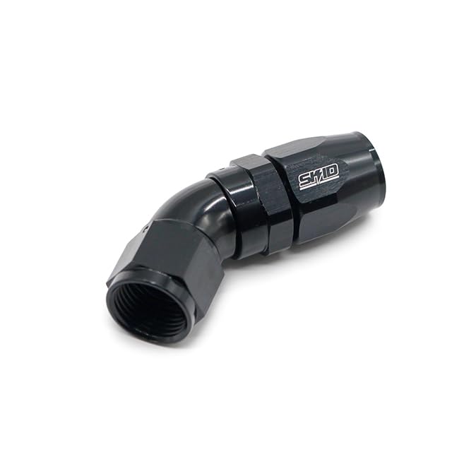 SKID RACING AN10 45 Degree Fitting Cooler Hose End AN Aluminum