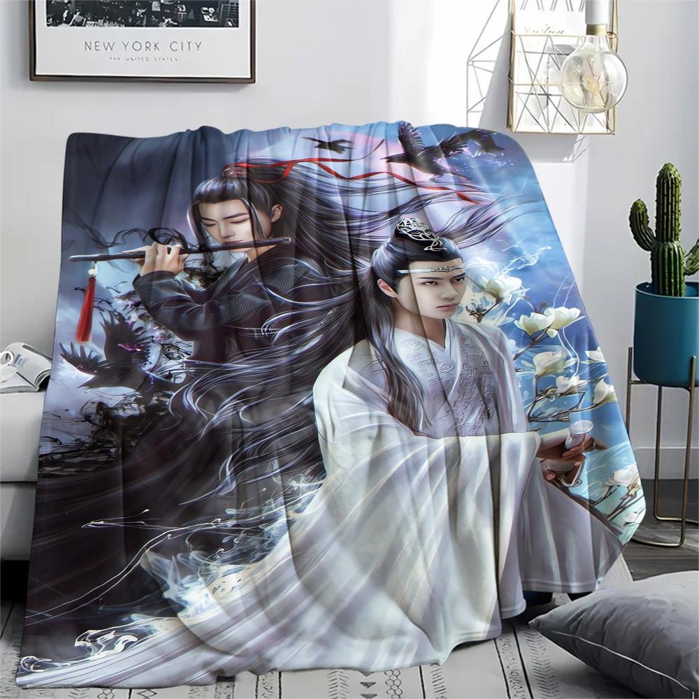 1Pc The Untamed Print Flannel Blanket, High quality Comfortable for All Seasons, Home Decor, Warmth and Comfort, Perfect for Christmas Gifts