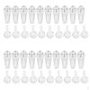 Pack Of 60pcs Small White Plastic Picture Hooks Hangers For Home And Office Decorating Supplies (