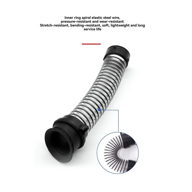 ABWR-For Bissell Floor Scrubber 4Th Generation Hose Accessories Bendable Connecting Pipe Corrugated Sewage Pipe