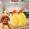 Haustierhund Zähneknirschen zur Linderung von Langeweile, Strapazierfähiges Brathähnchen, Plüschkatze mit Geräuschen, Spielzeugkatze, Teddyhund