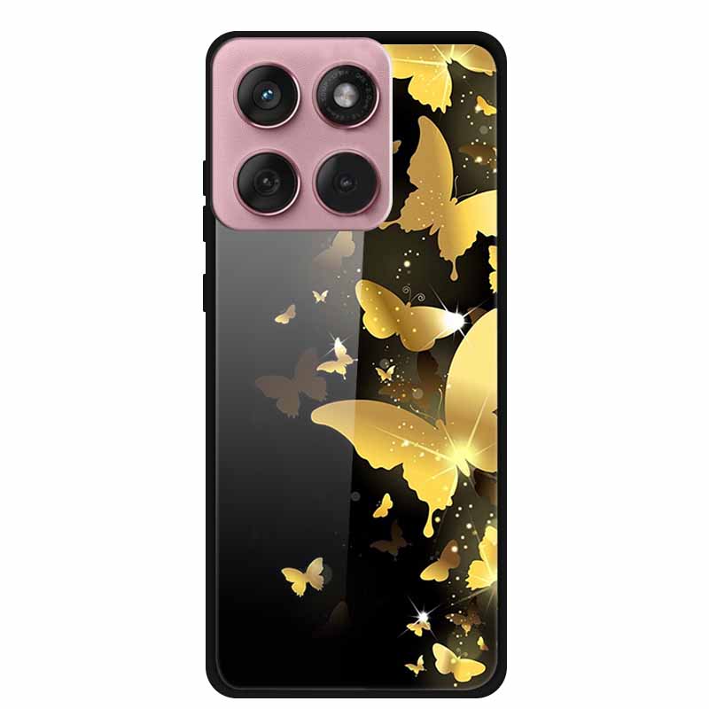 For Motorola Edge 60 60s 5G Case Hard Back Cover Tempered Glass Case For Motorola Edge 60 Fusion Phone Case Soft TPU Bumper Para