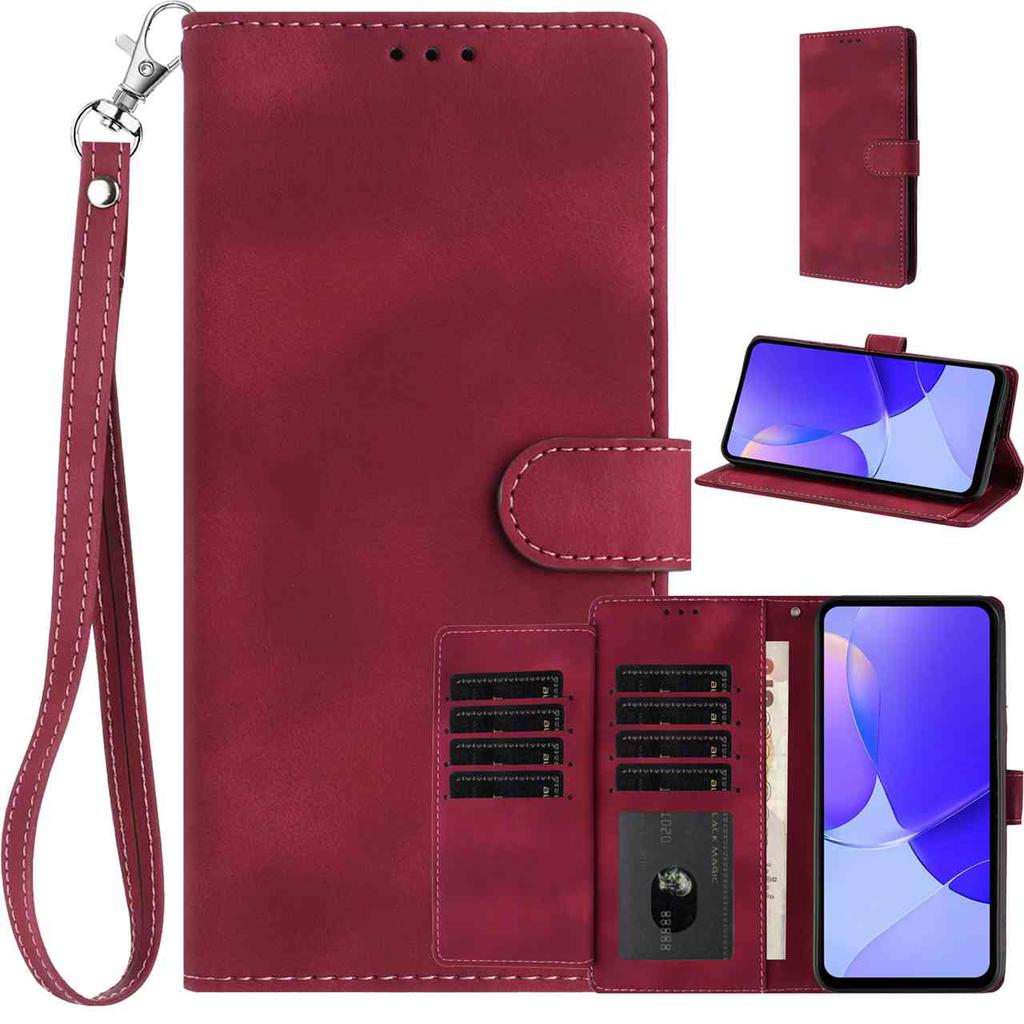 For Nokia C12 C2 C210 C22 C310 C32 G310 XR21...Wallet Style Frosted Leather Phone Case,Multi-Card Slots & Stand,Shockproof Protective Cover (8 Colors)