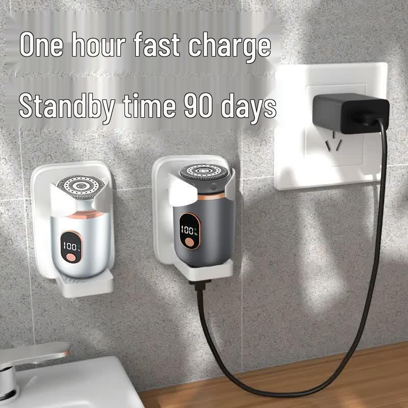 Yidian Digital Display Mini Portable Wet Dry Shaver CN plug (adapter included)