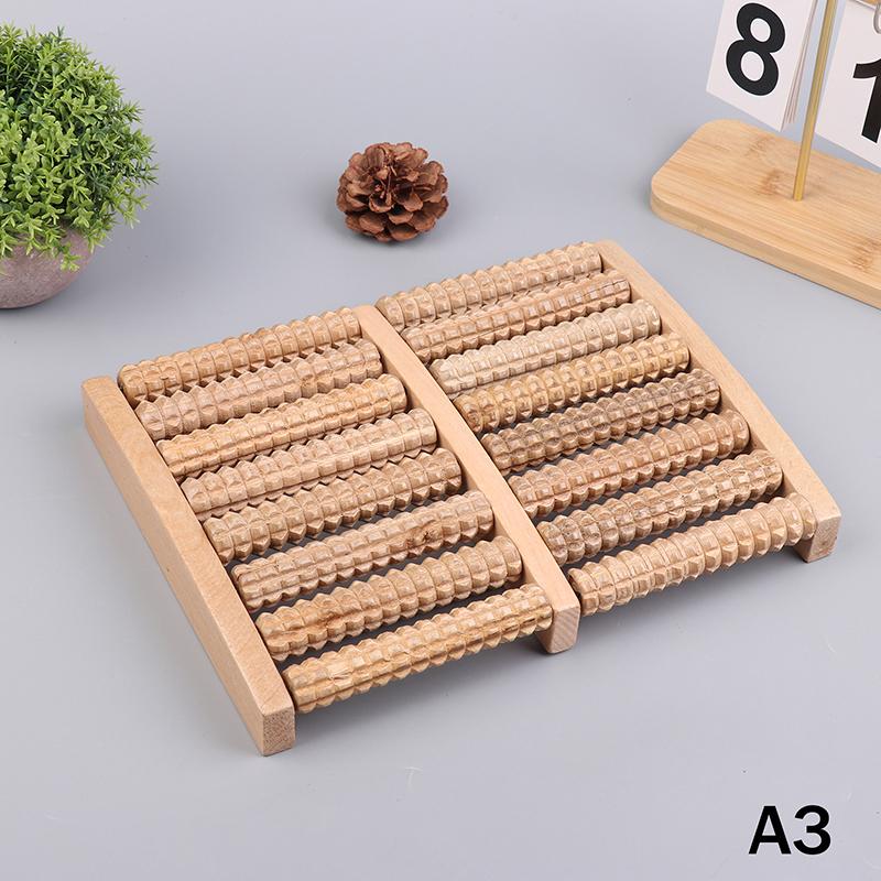 Foot Roller Massager Wood Foot Massage Multi-Point Foot Therapy Rubbing Massage Promote The Circulation Of Blood Foot Care Tool