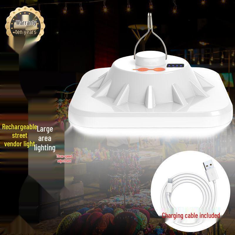 Wiederaufladbares LED-Notlicht: Tragbare, energiesparende, superhelle UFO-Marktbeleuchtung. Perfekt für Stromausfälle und den Heimgebrauch.