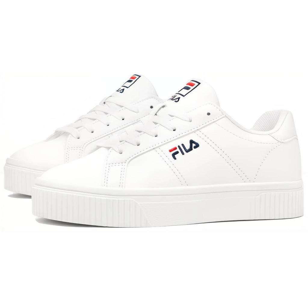 Fila Panache 19 Stoff Synthetisches Leder Niedrige Sneaker Damen Sneaker Weiß 5CM00772-125