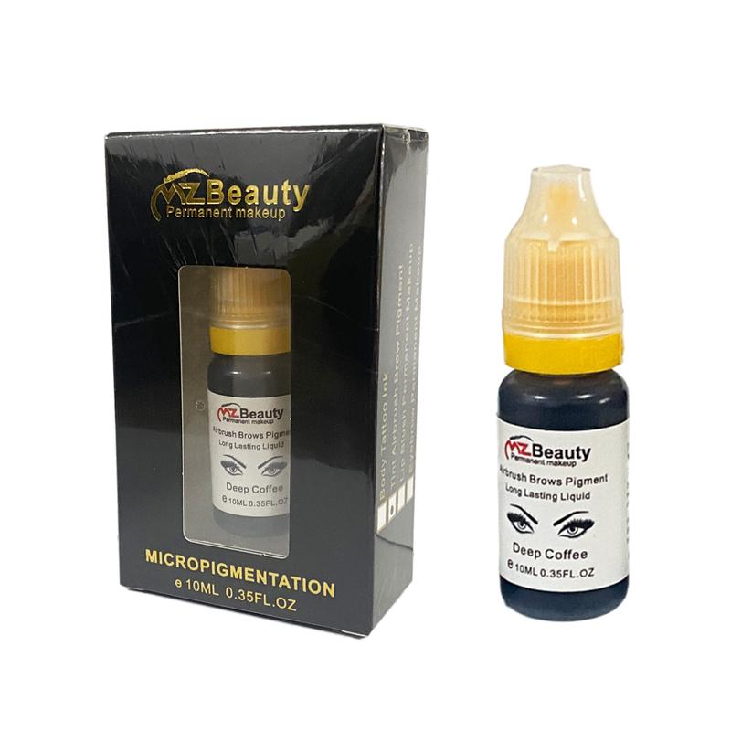 Eyebrow Tint Airbrush Hybrid Pigment Kit with Auxiliary Stickers And Brush for Dye & Tint Mapping Tattoo Supply Microblading