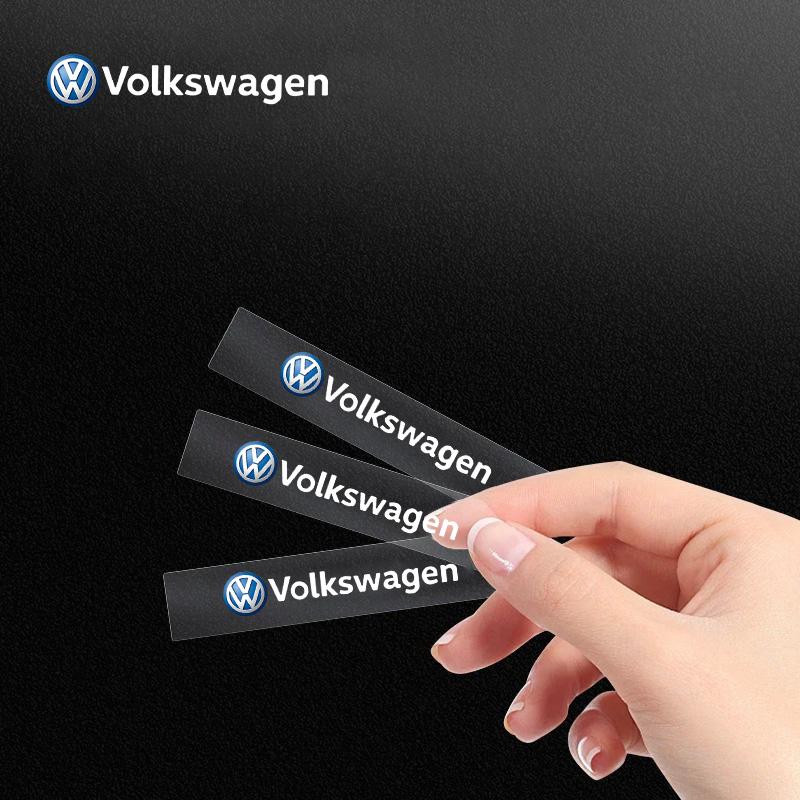5/10pcs Car Interior Sticker Central control Decals Emblem Badge Car Styling For Volkswagen VW GTI Rline Golf Polo Passat Tiguan