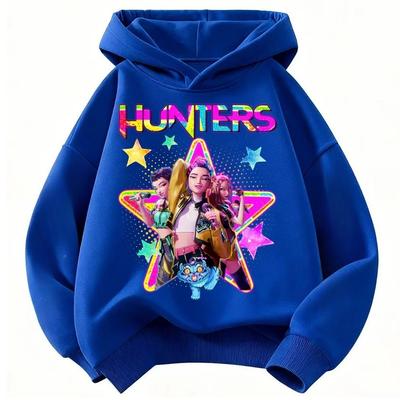 Felpe con cappuccio e felpe (bambini unisex) Maglione per Bambini Cacciatore di Demoni KPop Coreano Abbigliamento per Bambini Caldo Invernale Felpa con Cappuccio per Bambini Felpa