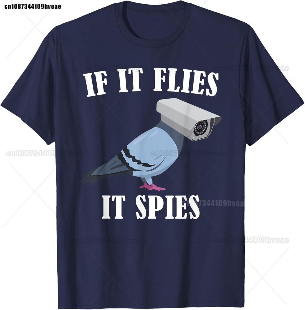 Birds Spie Conspiracy Joke Meme Surveillance  Mens  Womens TShirt
