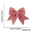 Pearl Stylish Cotton Glitter Bow Ornaments Ideal For Holiday Decor And Diy Projects Craft