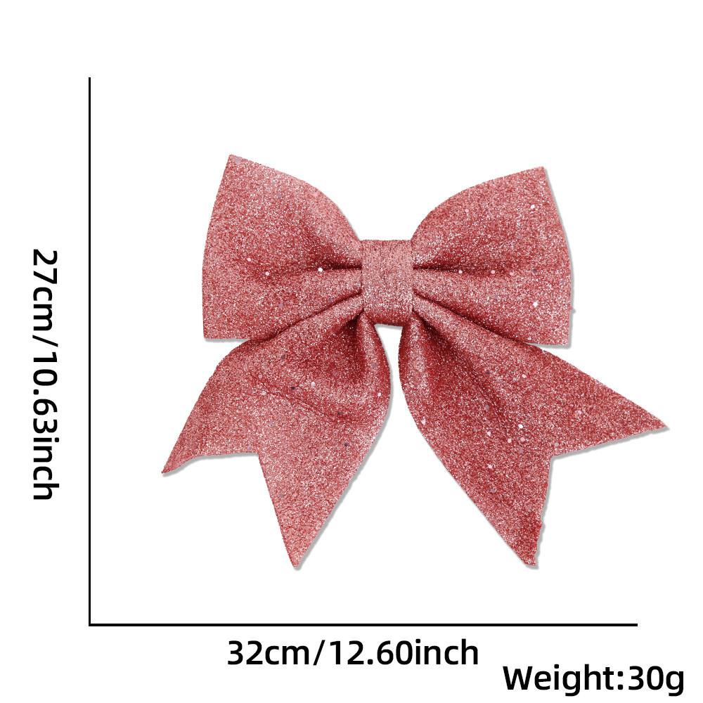 Pearl Stylish Cotton Glitter Bow Ornaments Ideal For Holiday Decor And Diy Projects Craft