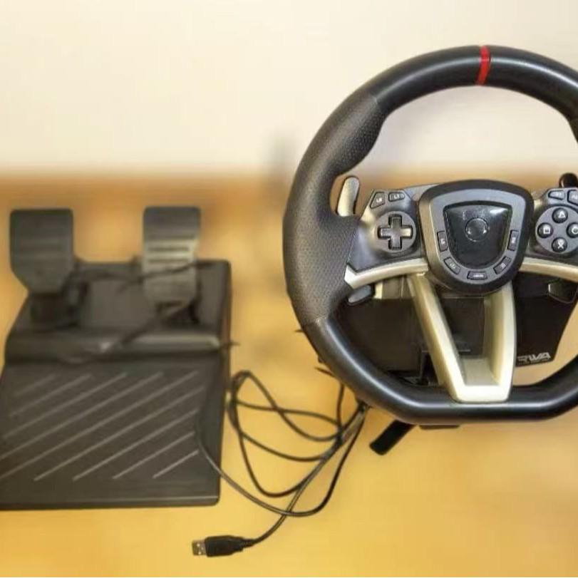 Compatible with HORI Wired Non-Vibration PS4 and PC GT7 Racing Universal PS5 Steering Wheel, Brand New.