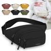 Unisex Adjustable Waist Pack – Spacious Multi-Pocket Bag for Commuter Outdoor Sports & Weekend Trips