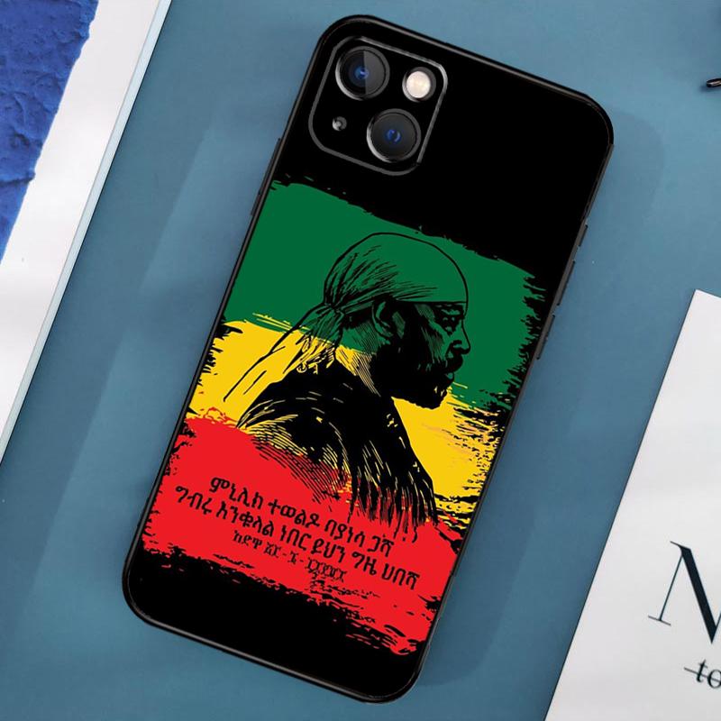

Чехол для телефона «Император Менелик II из Эфиопии» для iPhone 15 13 12 11 14 Pro Max Mini X XR XS MAX SE 2020 7 8 Plus задняя крышка iPhone SE 2022