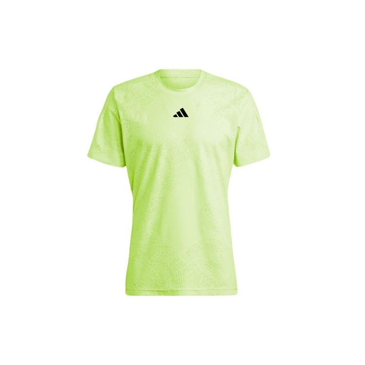 adidas AEROREADY FreeLift Pro Tennis Tee Lucid Lemon Men s IK7108 M