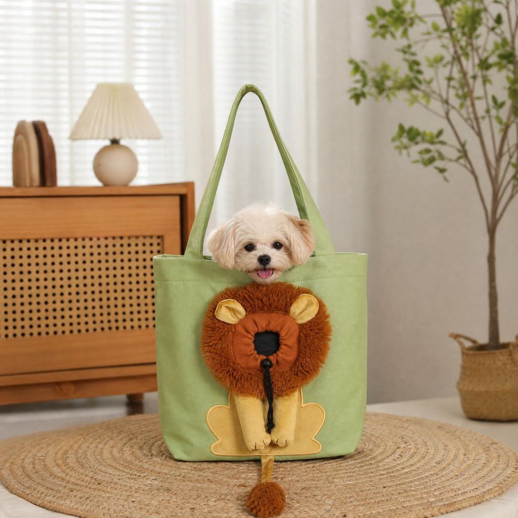 Pet Dog Sling Bag Shoulder with Design, -Out Travel Pet Handbag for Outdoor Walks