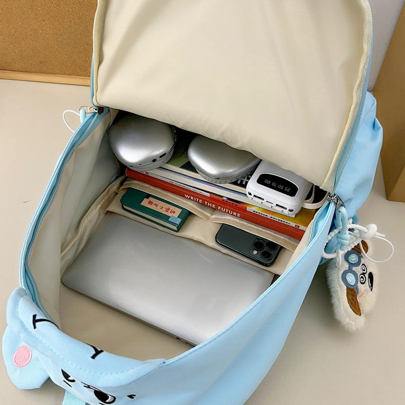 Schoolbag Casual College Student School Bag Female Junior High School Student Simple Versatile Large Capacity Computer Travel Backpack High School