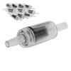 10PCS One Way   Pump Check Valves Plastic NonReturn Check Valve for Fish  (Black )