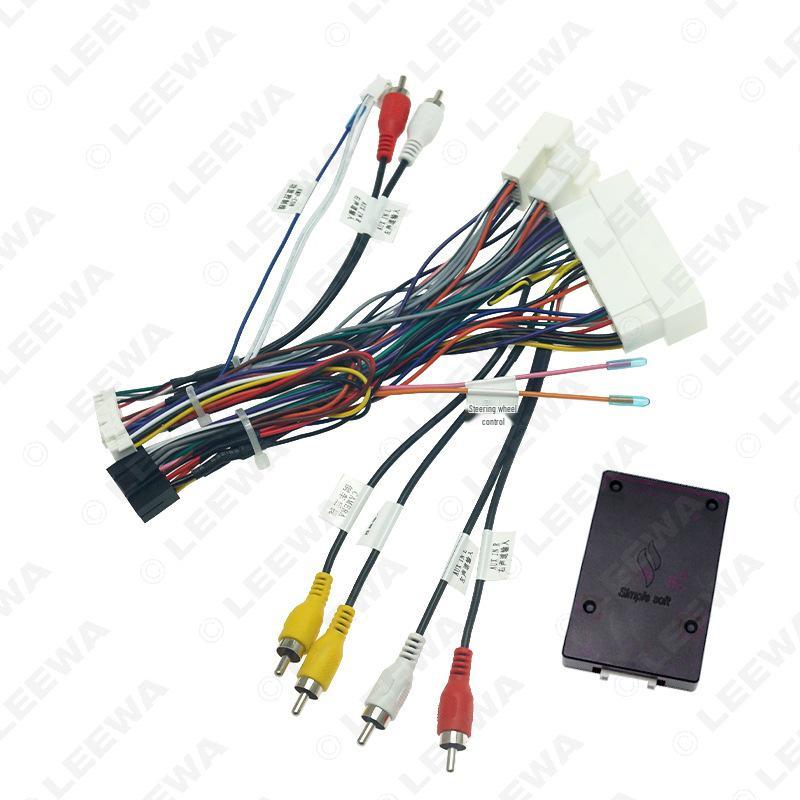 Compatible Power Cord and Canbus Protocol Box for 16 Kia KX5/KX7 and Hyundai Sonata 9 Models with Android Navigation