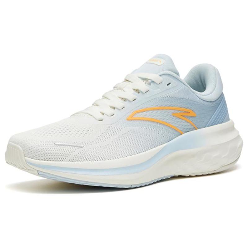 Anta LingFeng Cushioning, Abrasion Resistant, And Resilient Properties Low Top Running Shoes Men's White Blue Sneakers 912325585-3
