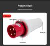 IP67 Waterproof Industrial 5-Pin 63A/125A Three-Phase Aviation Plug Connector
