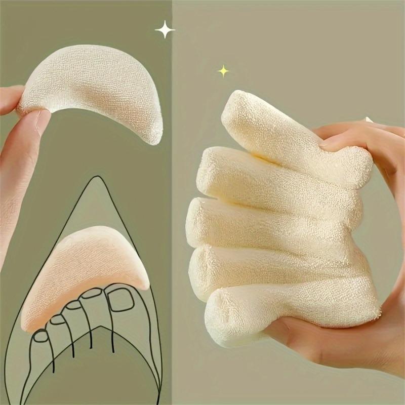 Weicher Zehenkeil Damen High Heel Schmerzlinderung Einlage Schuh Ballenpolster Zehenspitze Füllstoff Schwamm Vorfußpolster Verstellbare Größen Einlegesohlen