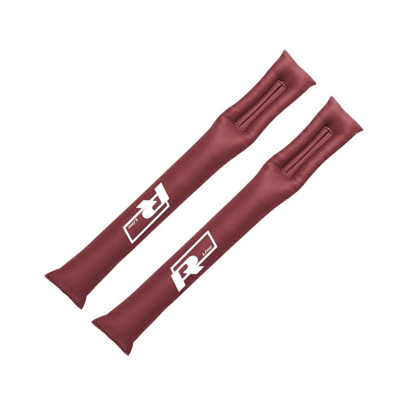 VW Car Seat Gap Filler Strip Soft Pads Leather Car Styling Spacer For VW GTI Polo Golf MK6 Passat Tiguan Arteon T-ROC Jetta ID.3 PT1