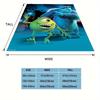 1pc Monsters University Printing Blanket Soft, All Season Throw for Living Room, Bedroom,Personalized Gift with Adorable Cartoon Design