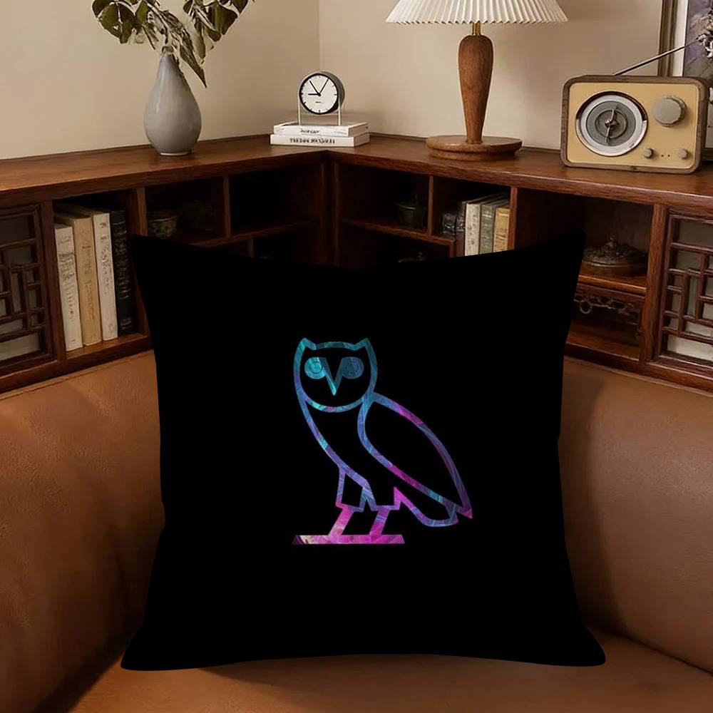 Octobers Very OwnO Owls OVO   Cushion Cover x Polyester Sofa Cushions Decorative Throw Pillows Home Decoration Pillowcover