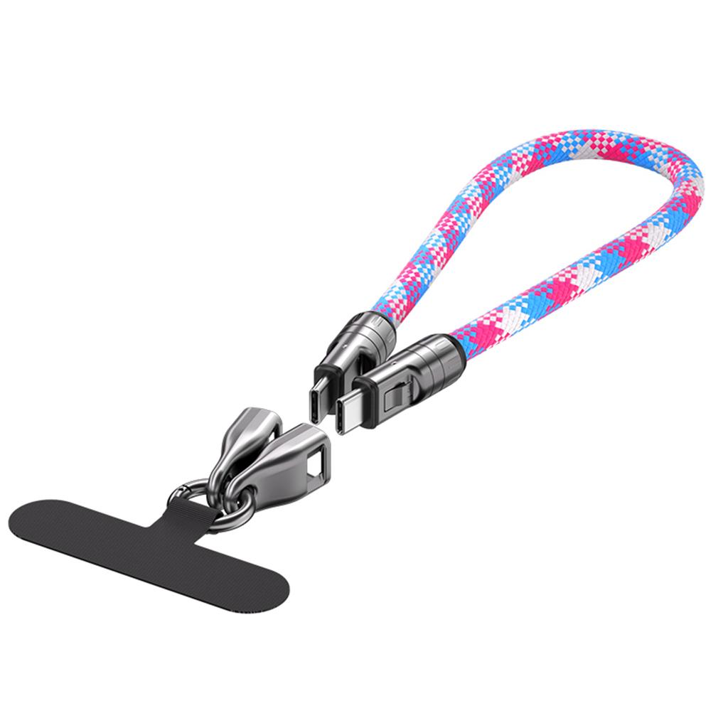 Phone Lanyard Charging Cable Type C To Type C 240W Smart Chip PD Charging Data Sync