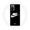 Case for Xiaomi Redmi Note 10 Pro - Nike - White Logo - Black Silicone - Flexible - Sporty