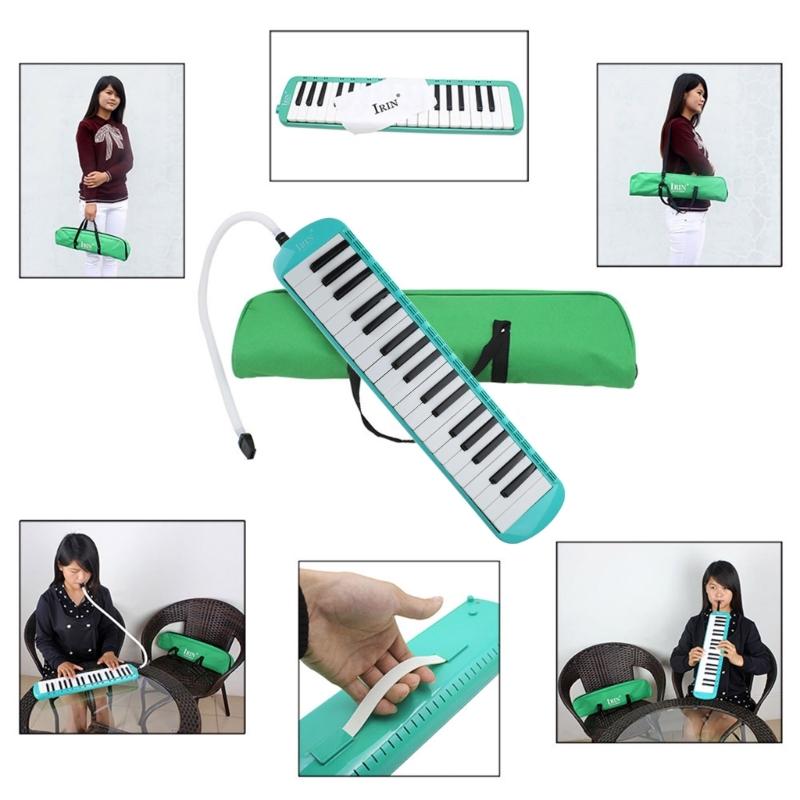 37 Key Harmonica Melodica Wind Musical Instrument Air Piano Keyboard with Portable Carrying Bag for Adults Students