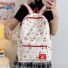 Niche Versatile Schoolbag Campus Feeling Cute Print Graffiti Student Female Backpack Lightweight Large Capacity Backpack