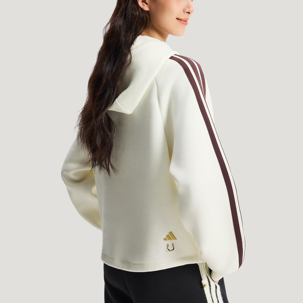 Adidas Kapuzenpullover Jahr des Pferdes Limited Edition CNY Neujahrsstil Dicke Lockere Passform Sportlich Lässig Hoodie Damen Sweatshirt KH2695