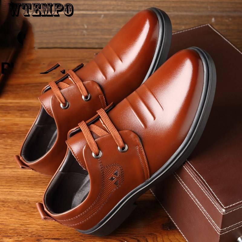 Leather Men Shoes Brand Casual Loafers Moccasins Breathable Slip On Black Business Shoes