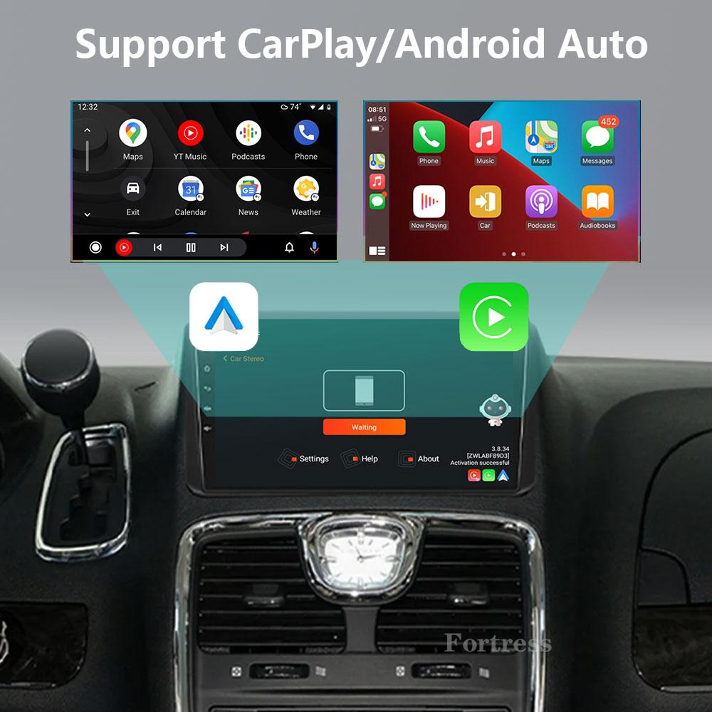 Car Radio For Chrysler Grand Voyager 5 For Dodge Grand Caravan 2008 2011-2020 GPS Multimedia Stereo HeadUnit 2 Din Android 13