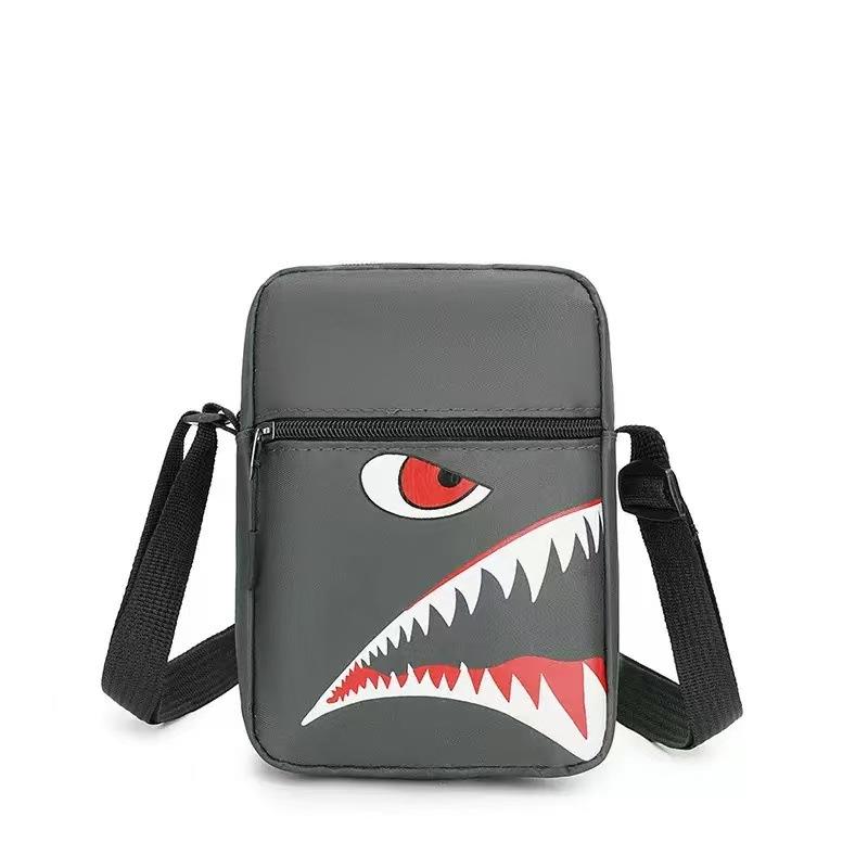 Business bag Men's and women's nylon collection wallet Canvas charging bag Cashier shoulder messenger bag Oxford cloth bag Korean version satchel bag