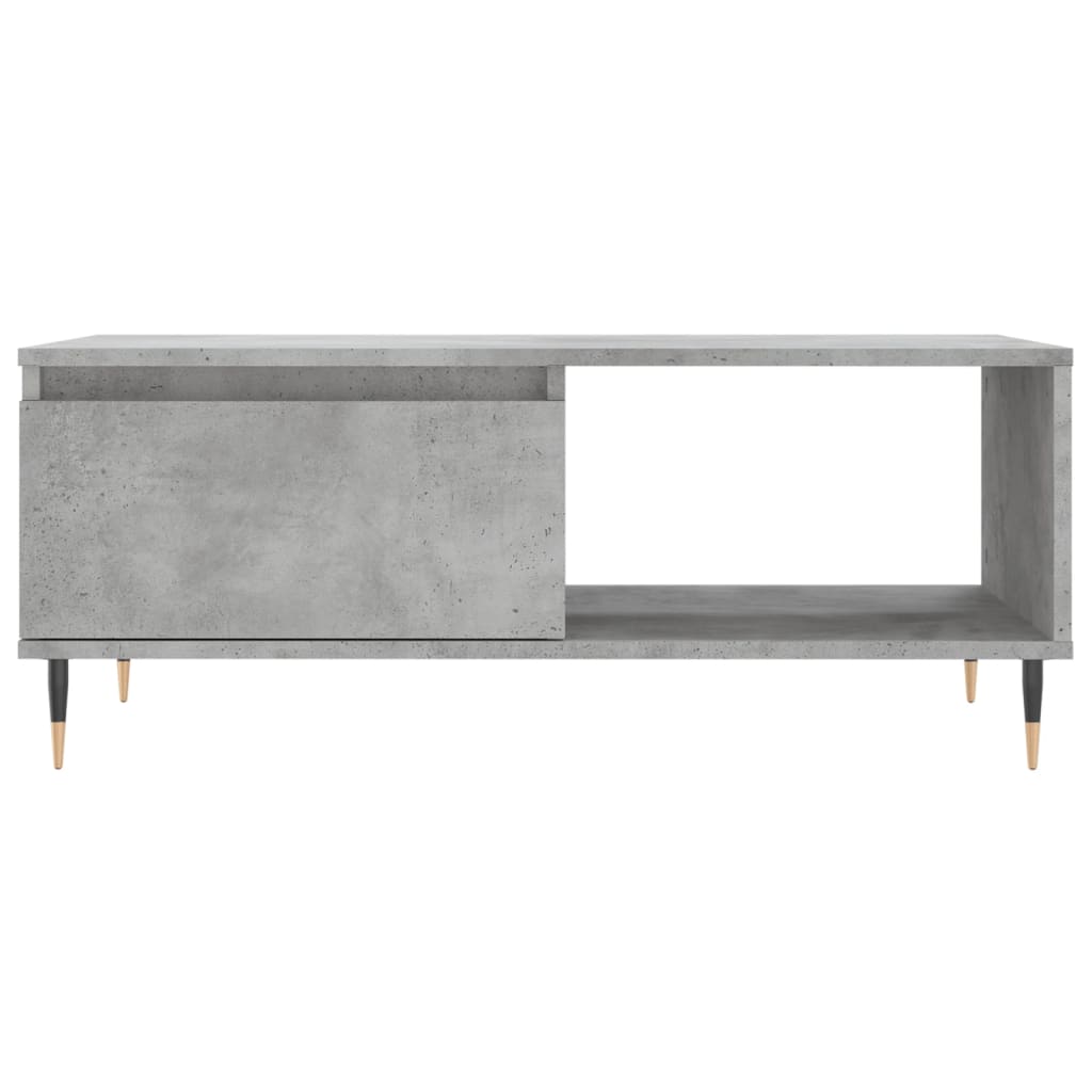  Coffee Table, Concrete Grey, 90x50x36.5 Cm