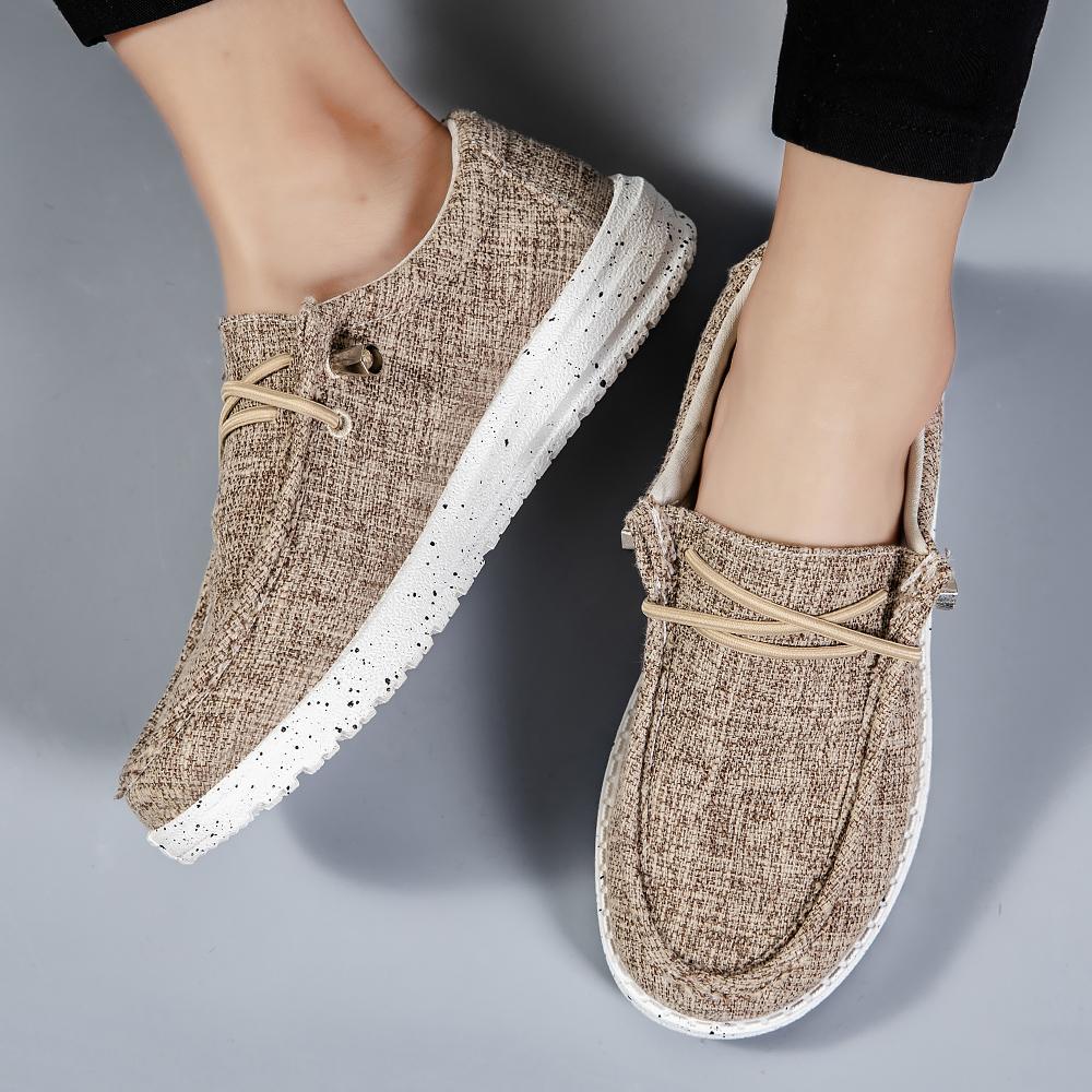 Breathable Slip-On Canvas Sneakers for Men - Non-Slip Shoes for Spring and Summer