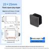 Square Plastic Furniture Tube Plug Foot Pad - Wear-Resistant Protector for Tables, Stools, and Chairs
