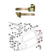 MR230806 MB669300 Back Door Lower Hinge Tailgate Fit For Mitsubishi Pajero V31 V33 V43