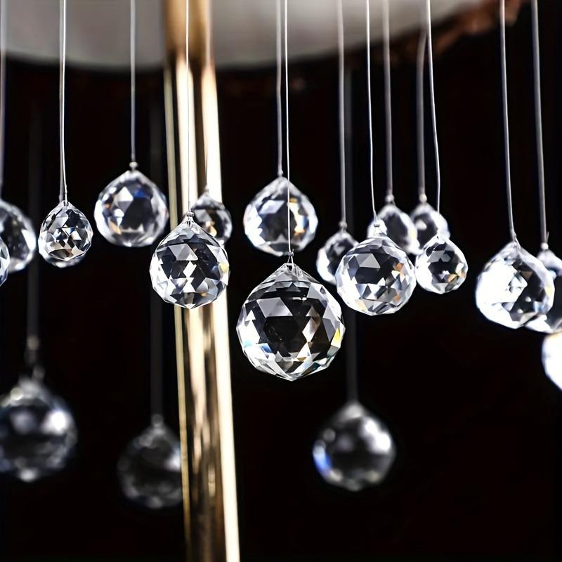 Crystal Chandelier Ball Pendant Lamp for Hotel and Living Room with Glass Beads